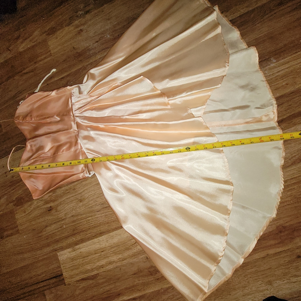 Elegant Peach Kids Dress